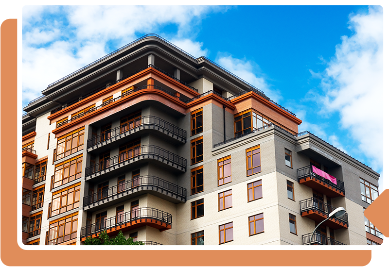 Image of an apartment complex