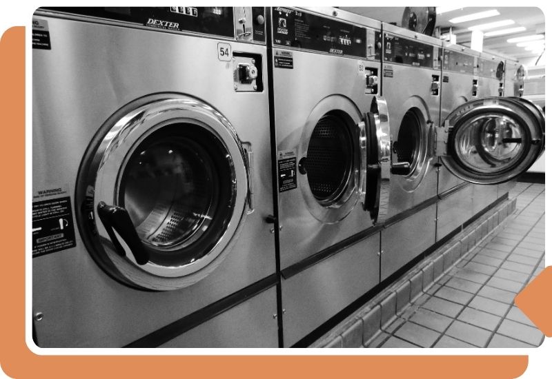 a laundromat